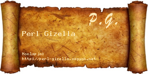 Perl Gizella névjegykártya